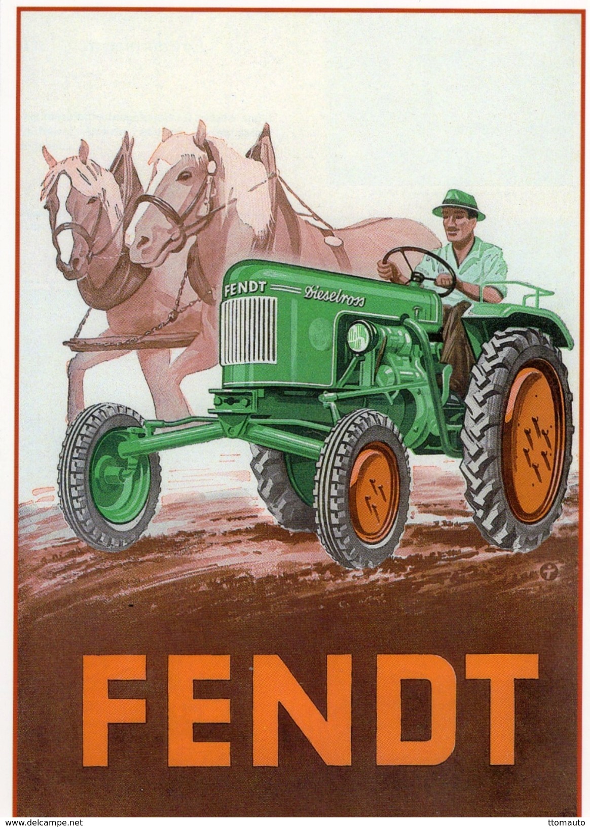 Fendt Dieselross  -    Tracteur Agricole  -  CPM - Tracteurs