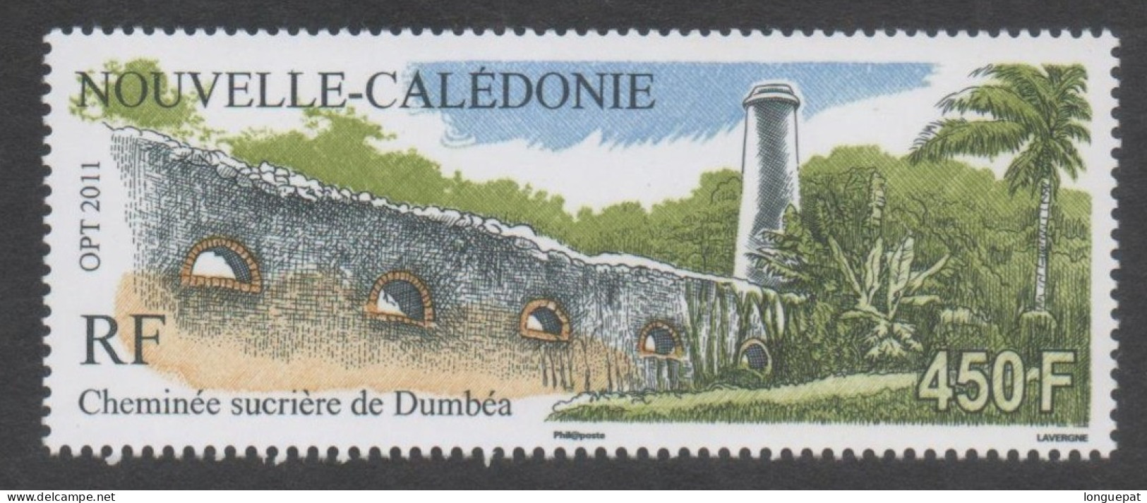 Nelle CALEDONIE -  Industrie Sucrière - Cheminée De L'usine Sucrière De Dumbéa - - Unused Stamps