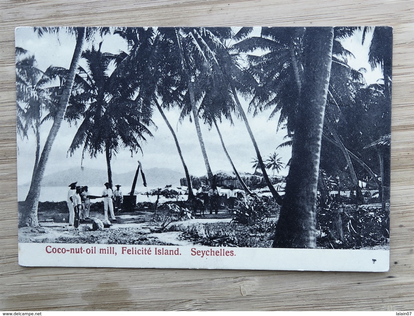 CPA SEYCHELLES : Coco-nut Oil Mill, FELICITE ISLAND, Stamp - Seychellen