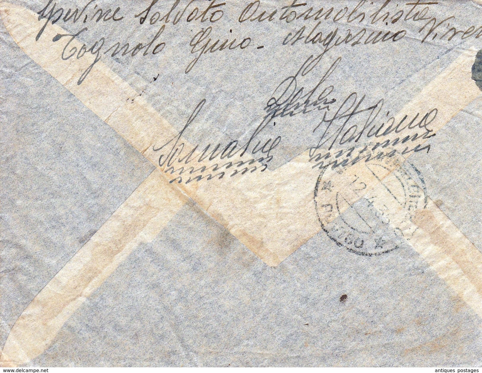 Lettre Colonie Italienne SOMALIE SOMALIA 1935 Pour Rovigo Italie - Somalie