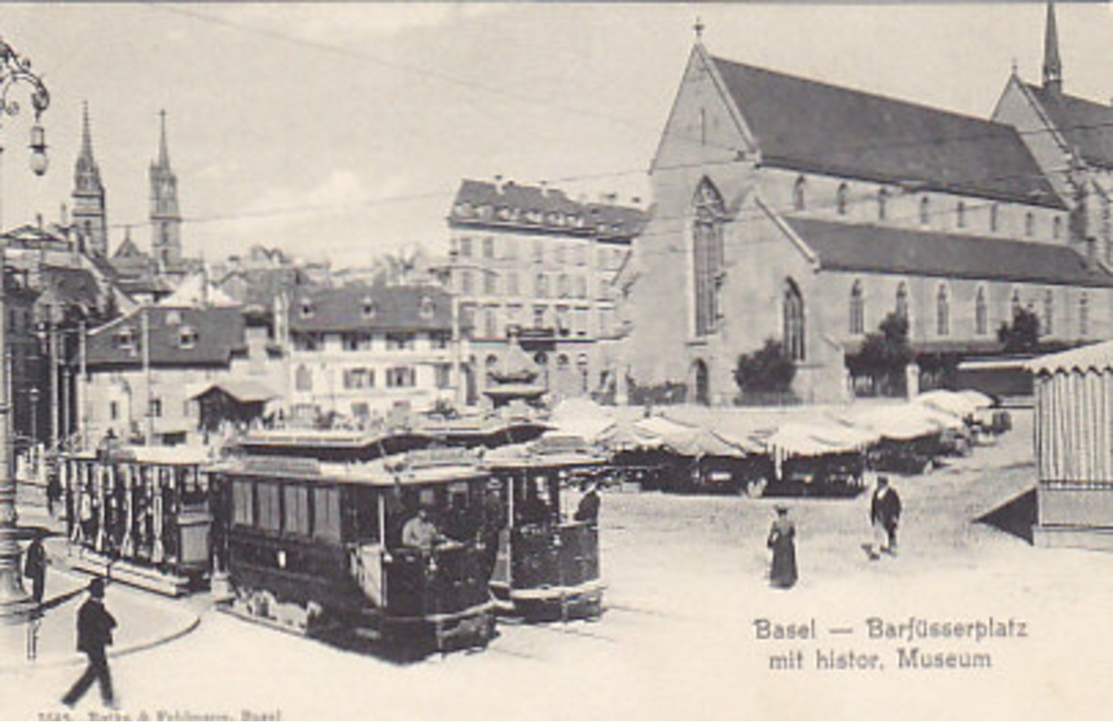 Basel - Barfüsserplatz Mit Tram-Grossaufnahmen       (P38-50221) - Bâle