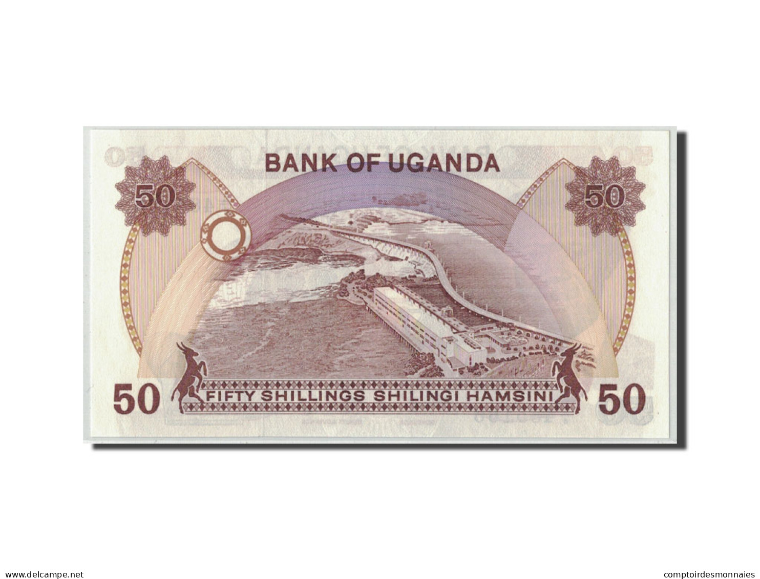 Billet, Uganda, 50 Shillings, Undated (1985), KM:20, NEUF - Uganda