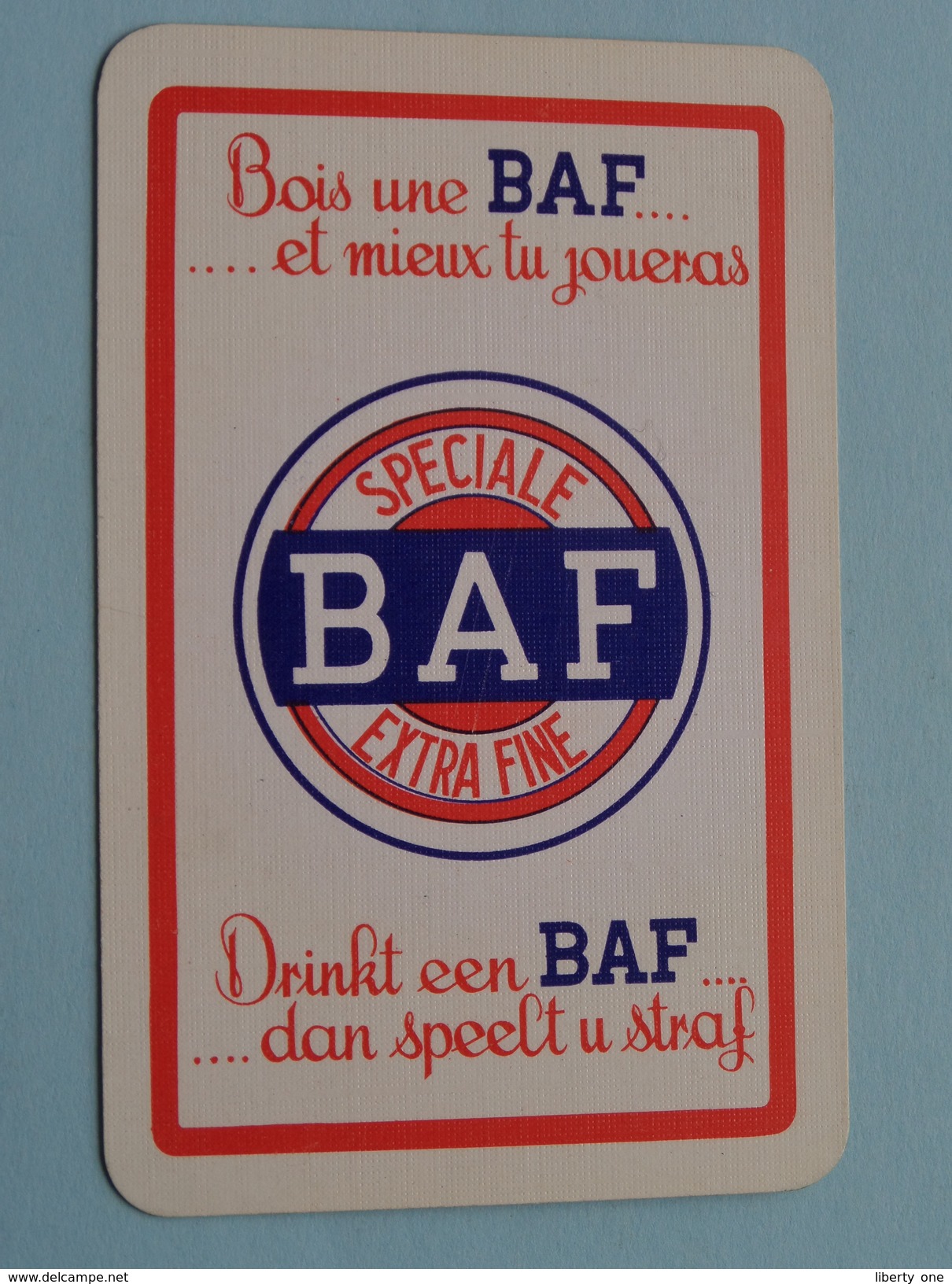 Bois Une BAF ....et Mieux Tu Joueras SPECIALE BAF EXTRA FINE Drinkt  / JOKER ( Details - Zie Foto´s Voor En Achter ) !! - Barajas De Naipe