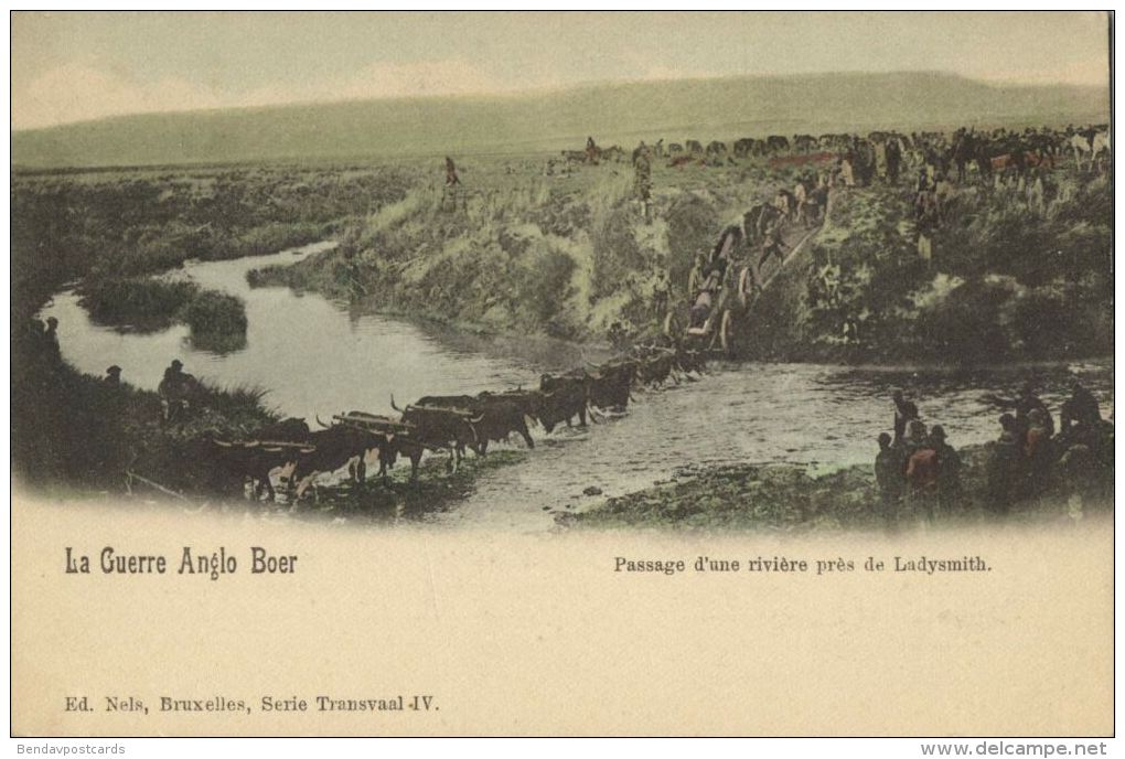 BOER WAR, River Crossing Near Ladysmith (1900) - Other Wars