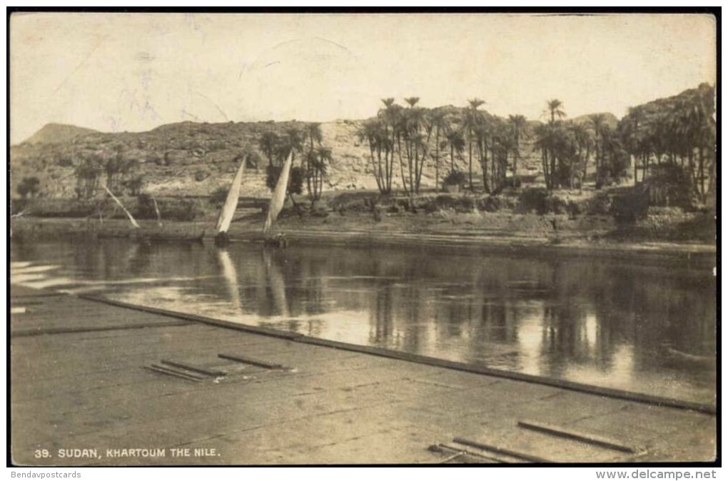 Sudan, KHARTOUM, River Nile Scene (1914) - Sudan