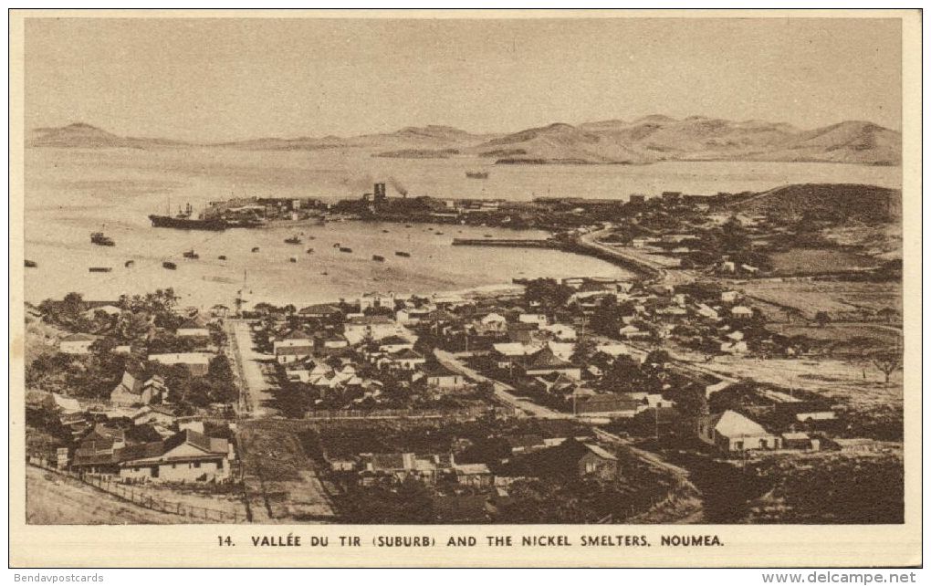 New Caledonia, NOUMEA, Vallée Du Tir And Nickel Smelters (1940s) - New Caledonia