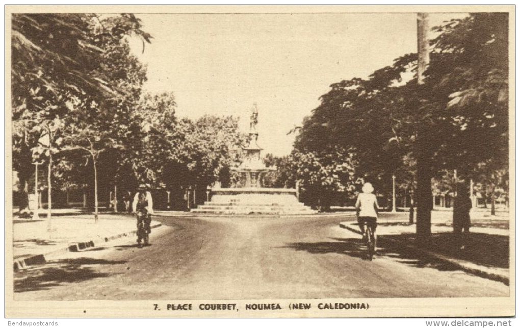 New Caledonia, NOUMEA, Place Courbet (1940s) - New Caledonia