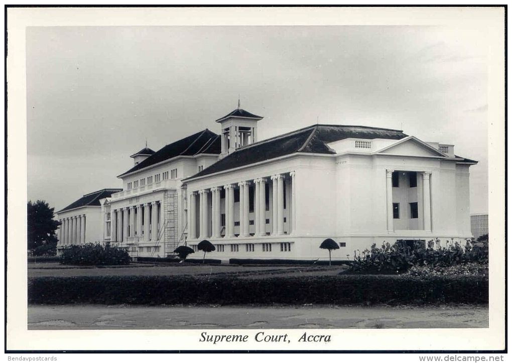 Ghana, ACCRA, Supreme Court (1950s) RPPC - Ghana - Gold Coast