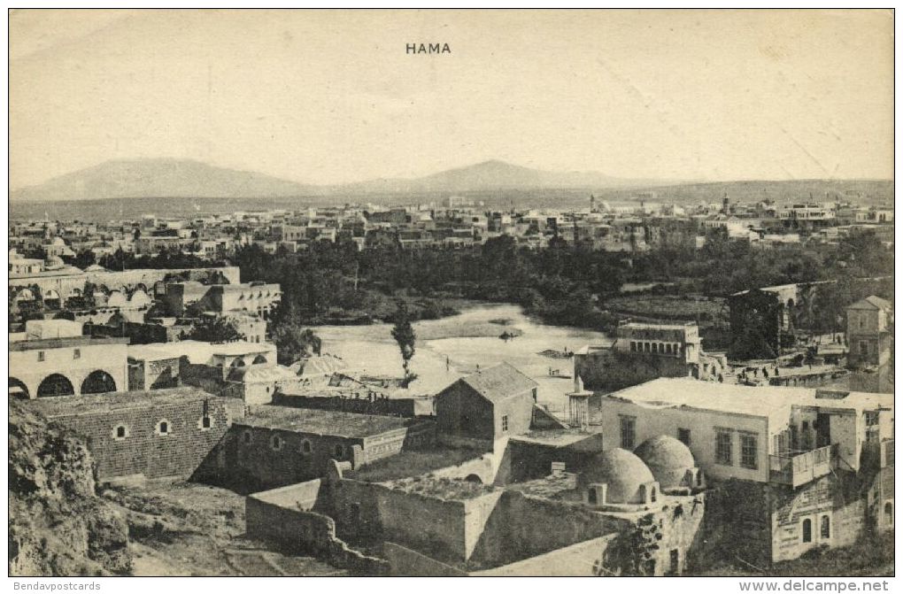 Syria, HAMA, Partial View (1910s) - Syria