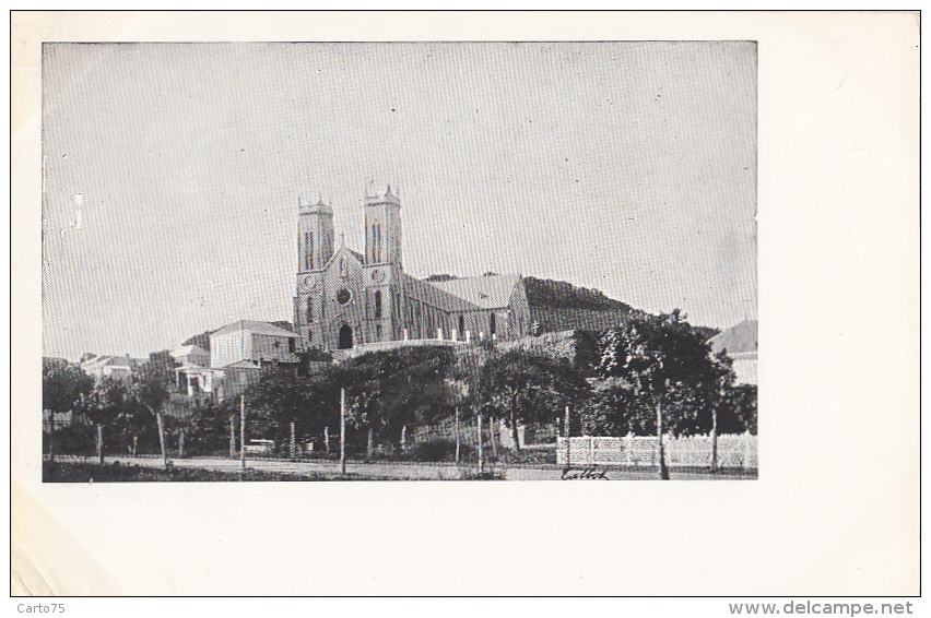 Océanie - Nouvelle-Calédonie - Nouméa - Précurseur 1ère Série - Cathédrale - Editeur Talbot - Nouvelle-Calédonie