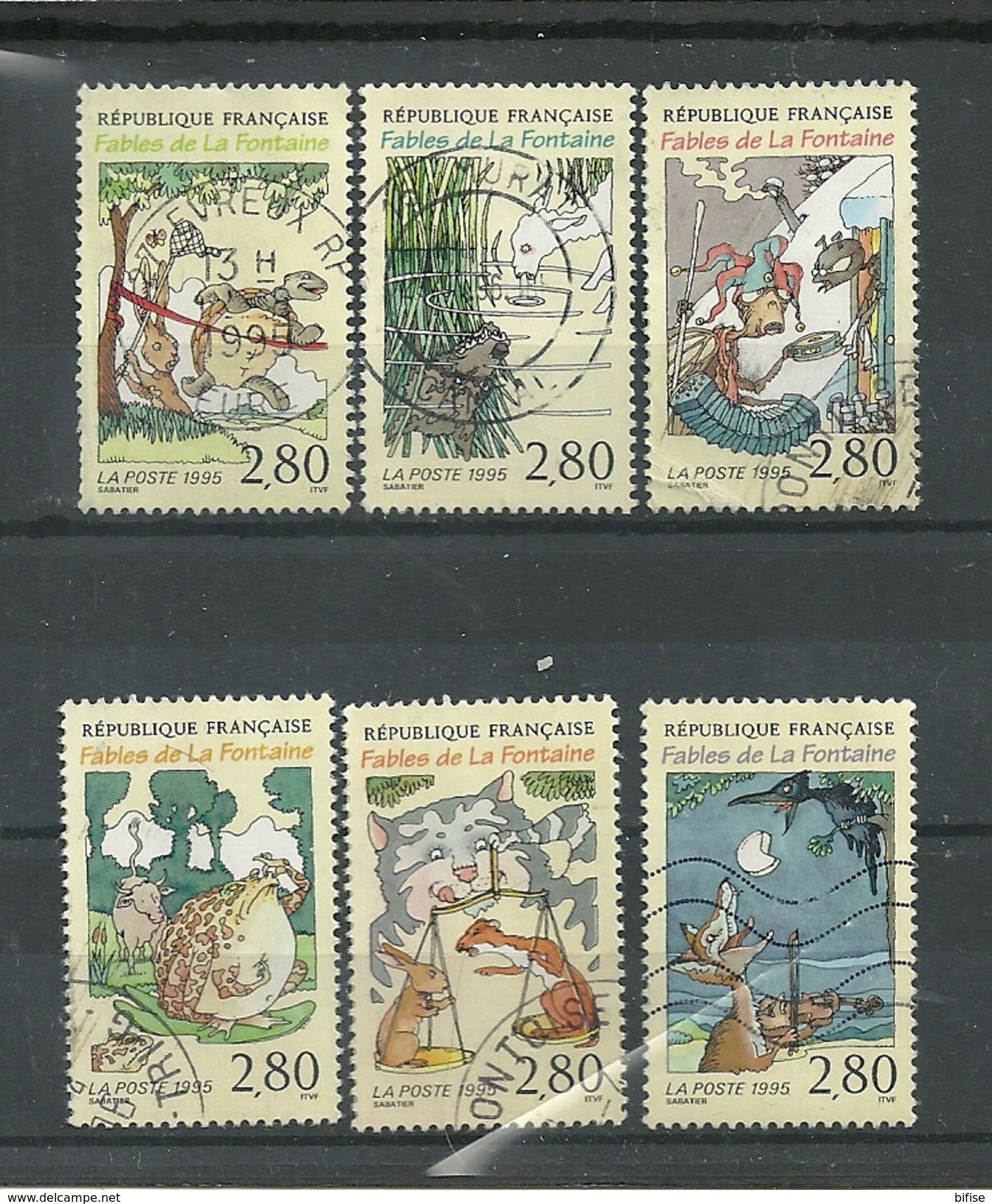 FRANCIA 1995 - YV 2958/63 - Gebraucht