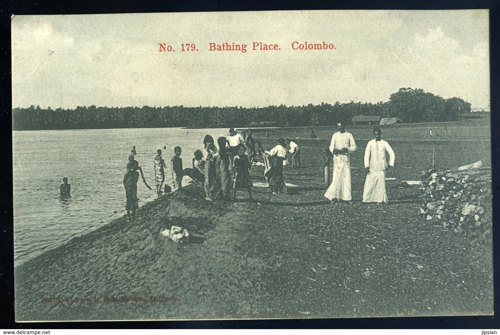 Cpa Du Sri Lanka Ceylon  -- Bathing Place , Colombo  GX59 - Sri Lanka (Ceylon)