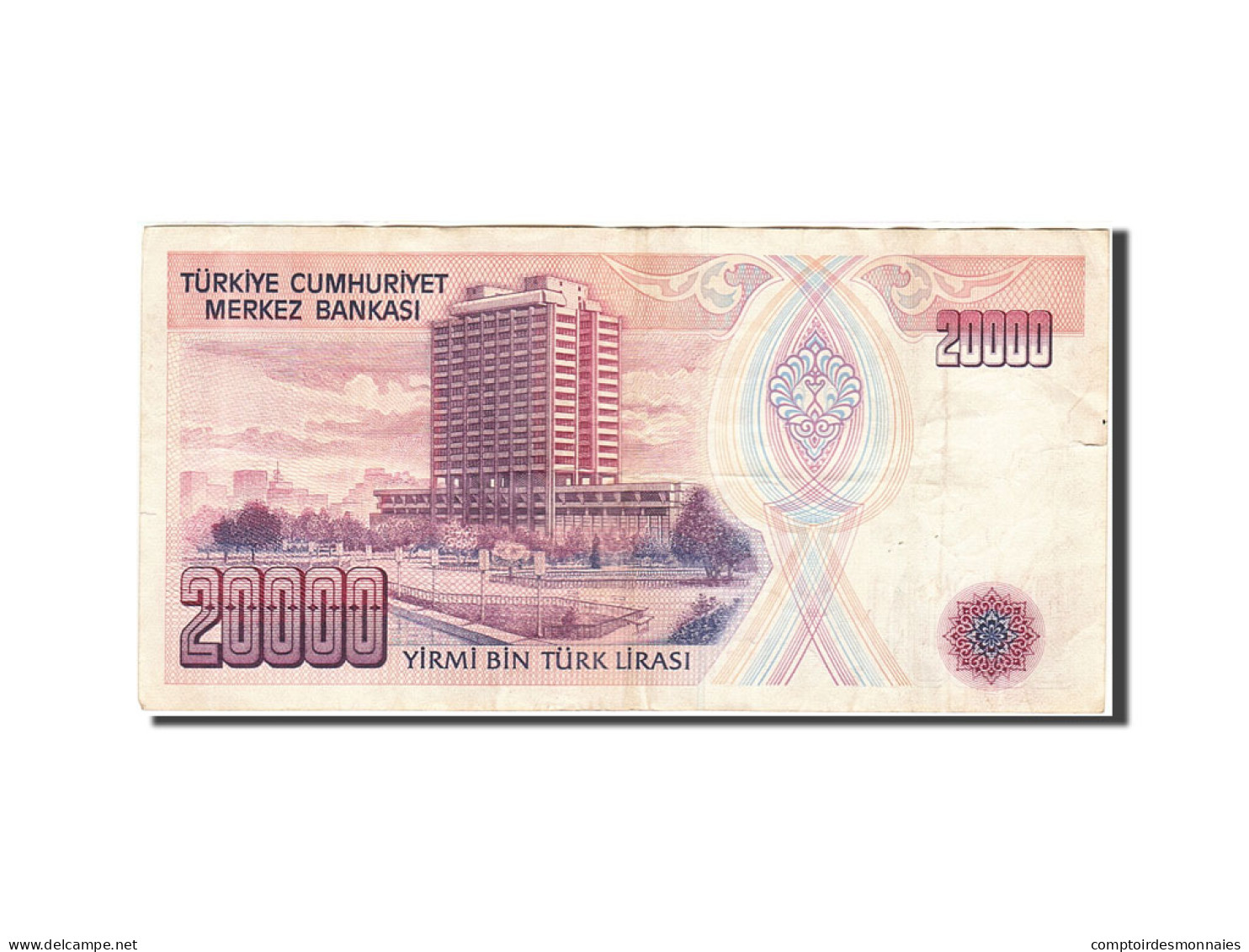 Billet, Turquie, 20,000 Lira, 1984-1997, 1988, KM:201, TB - Turquie