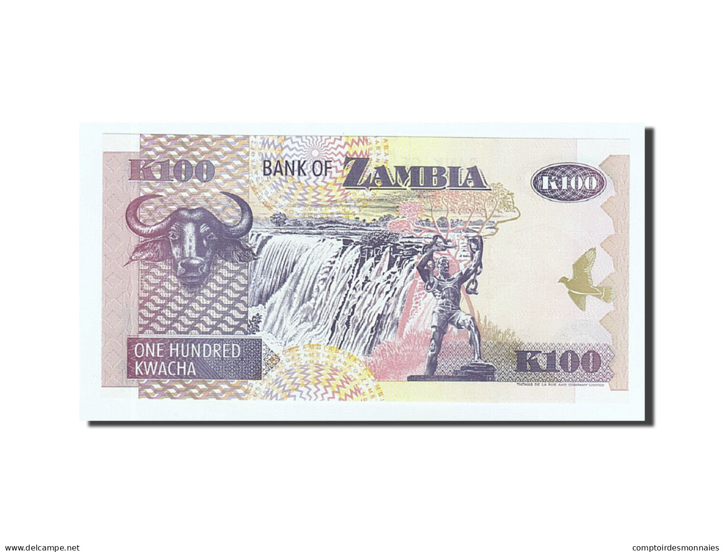 Billet, Zambie, 100 Kwacha, 1992, KM:38b, NEUF - Zambie