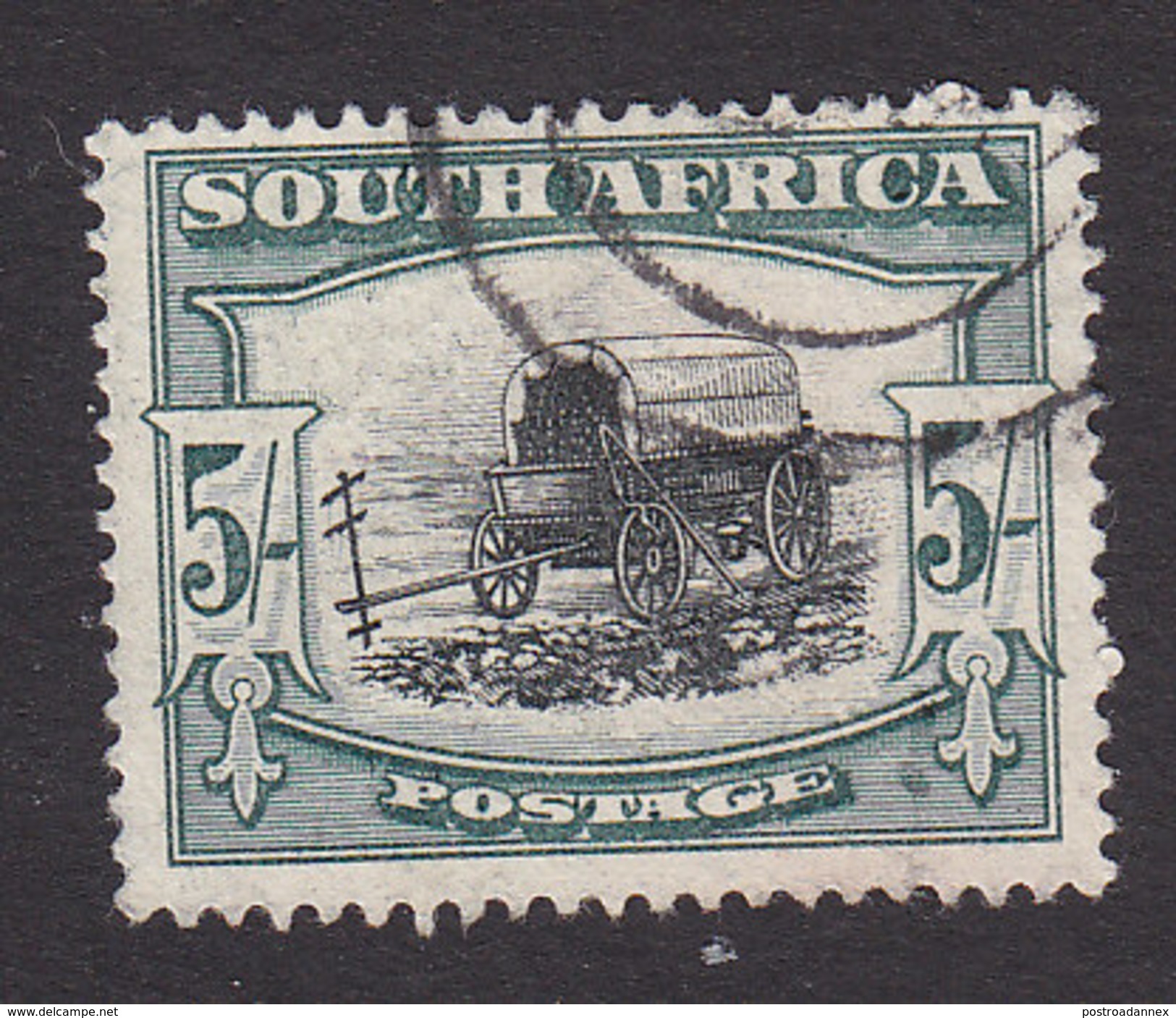 South Africa, Scott #64a, Used, Ox Wagon, Issued 1933 - Oblitérés