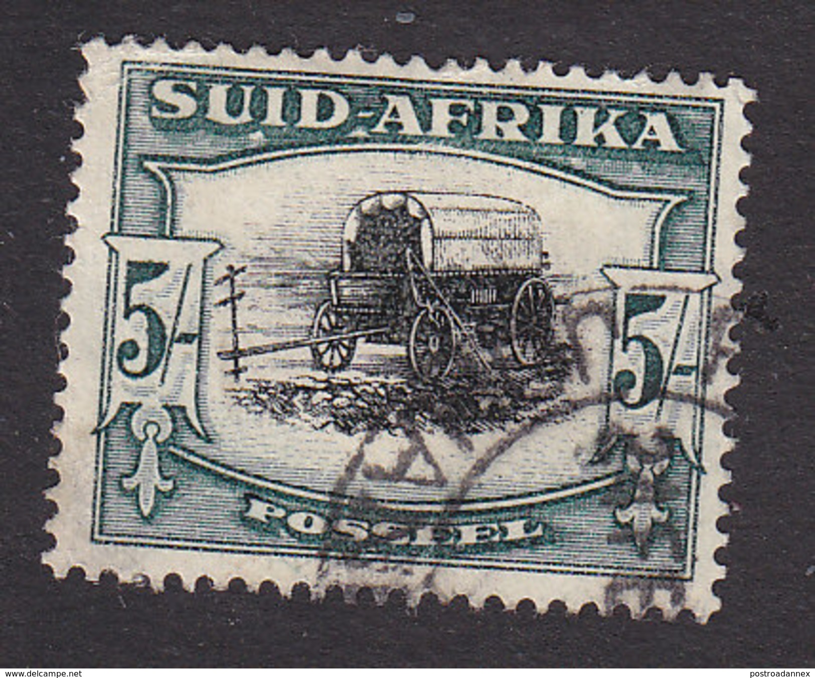 South Africa, Scott #64b, Used, Ox Wagon, Issued 1933 - Oblitérés