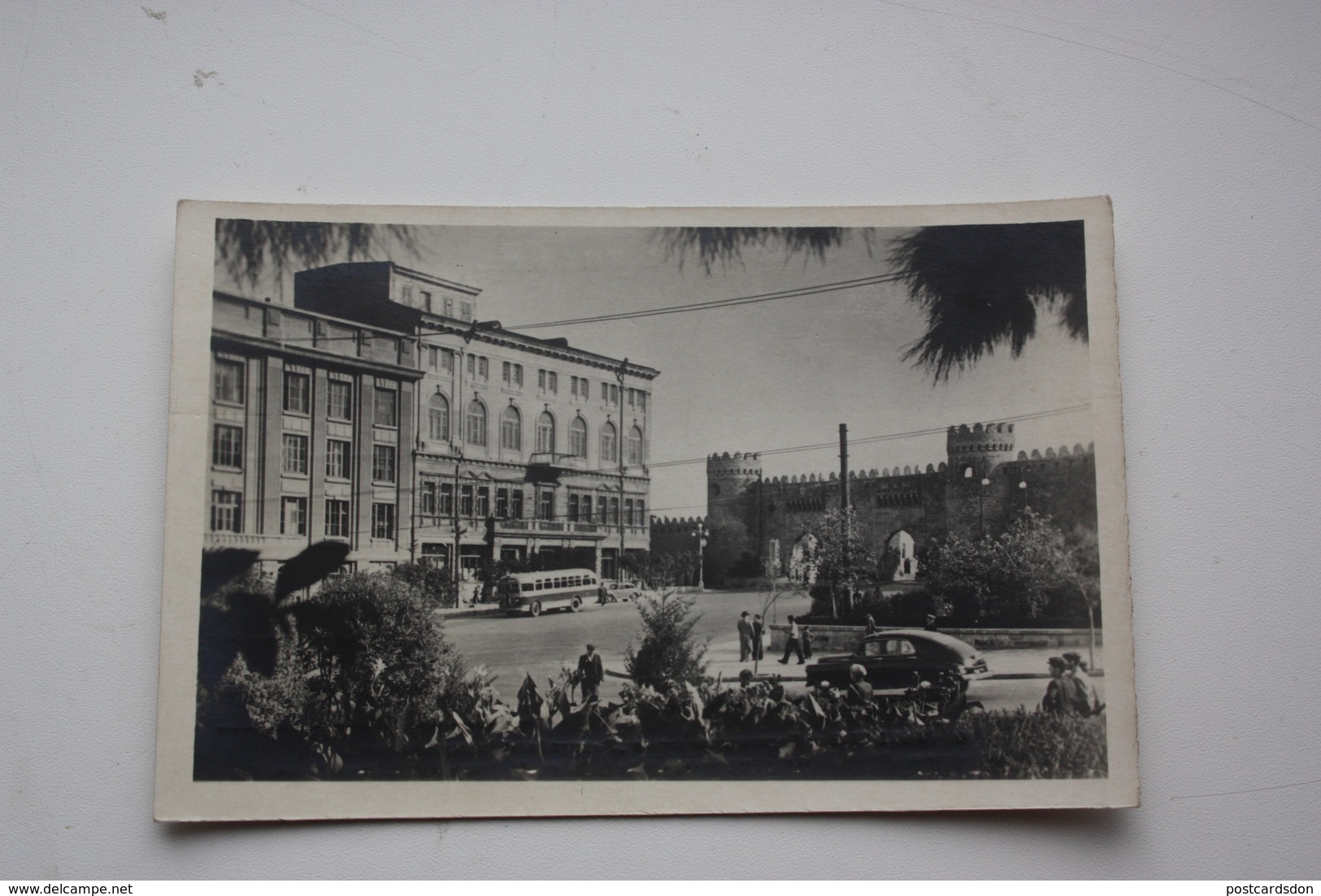 AZERBAIJAN  - Old Postcard - BAKU. Youth Square  - 1955 - Azerbaigian