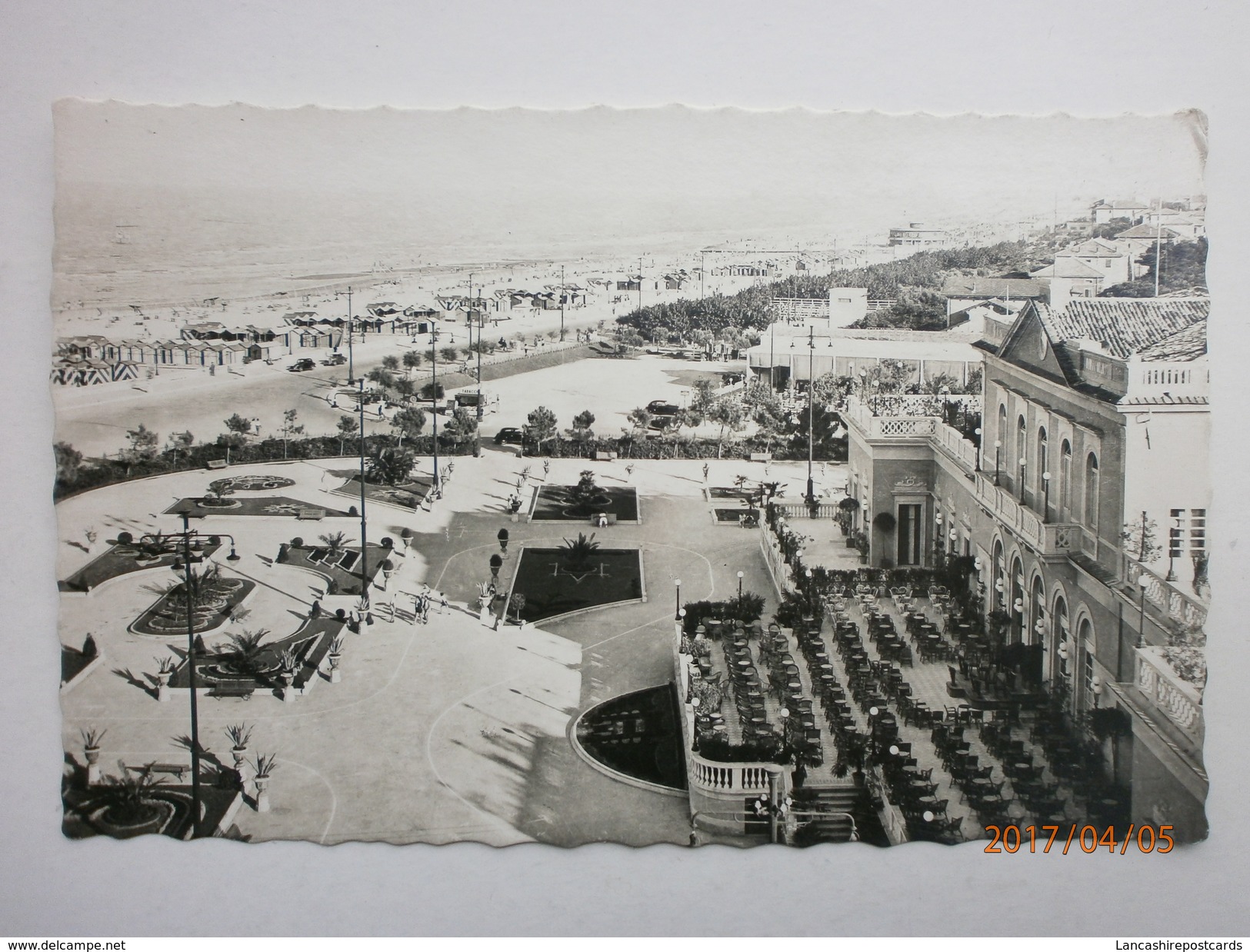 Postcard Rimini Panorama Spiaggia Visto Dalle Terrazze Del Grande Albergo Italy My Ref B11058 - Rimini