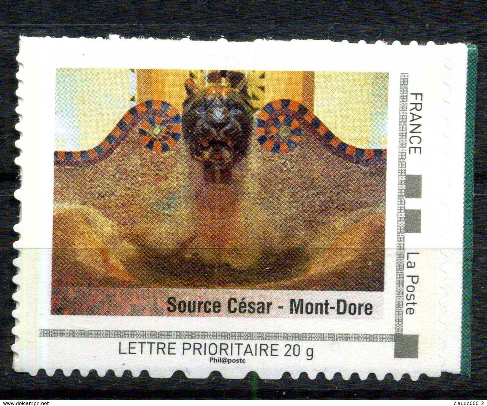 Source César - Mont D' Or Adhésif Neuf ** . Collector " L ' Auvergne "  2009 - Collectors