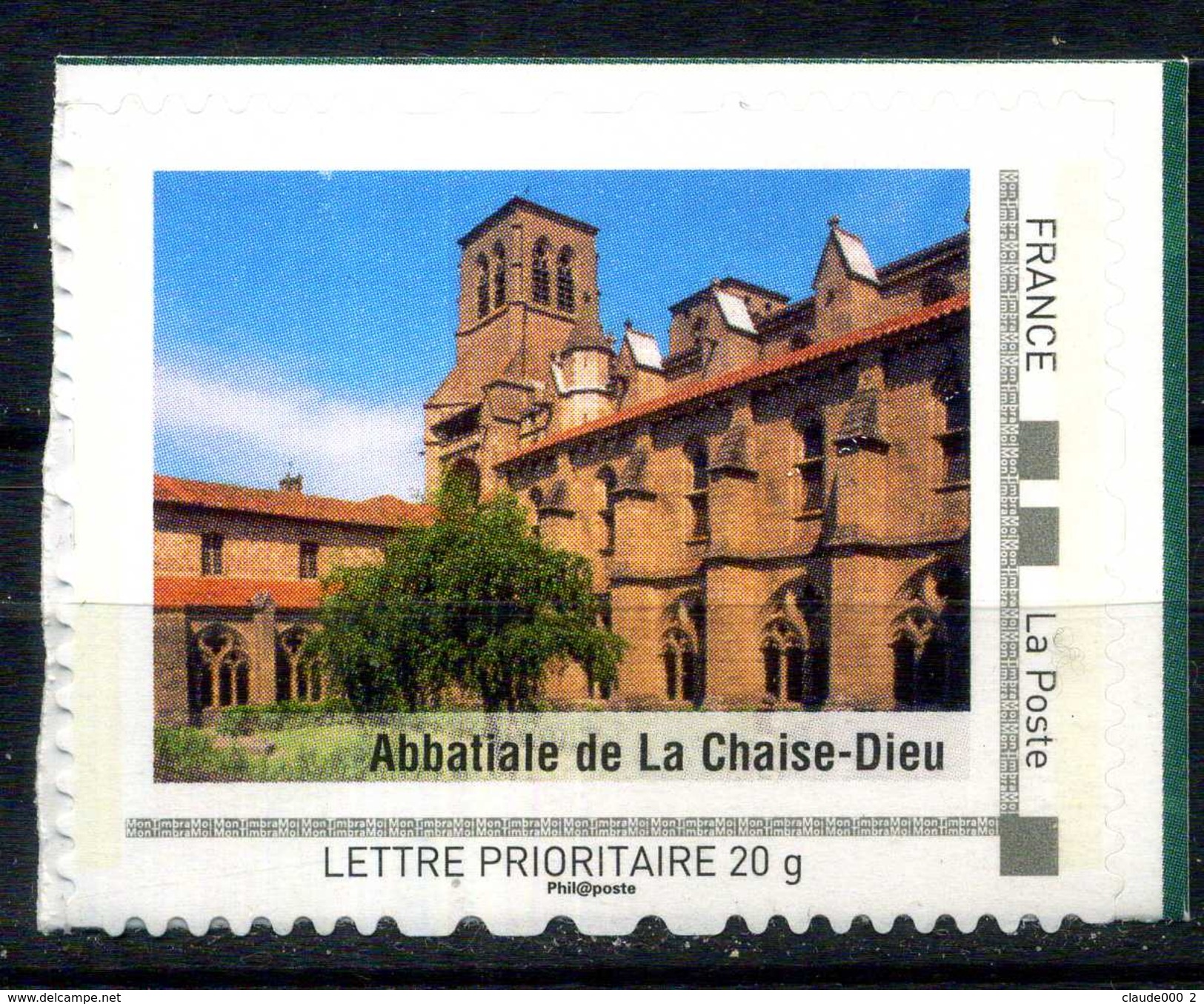 Abbatiale De La Chaise Dieu Adhésif Neuf ** . Collector " L ' Auvergne "  2009 - Collectors