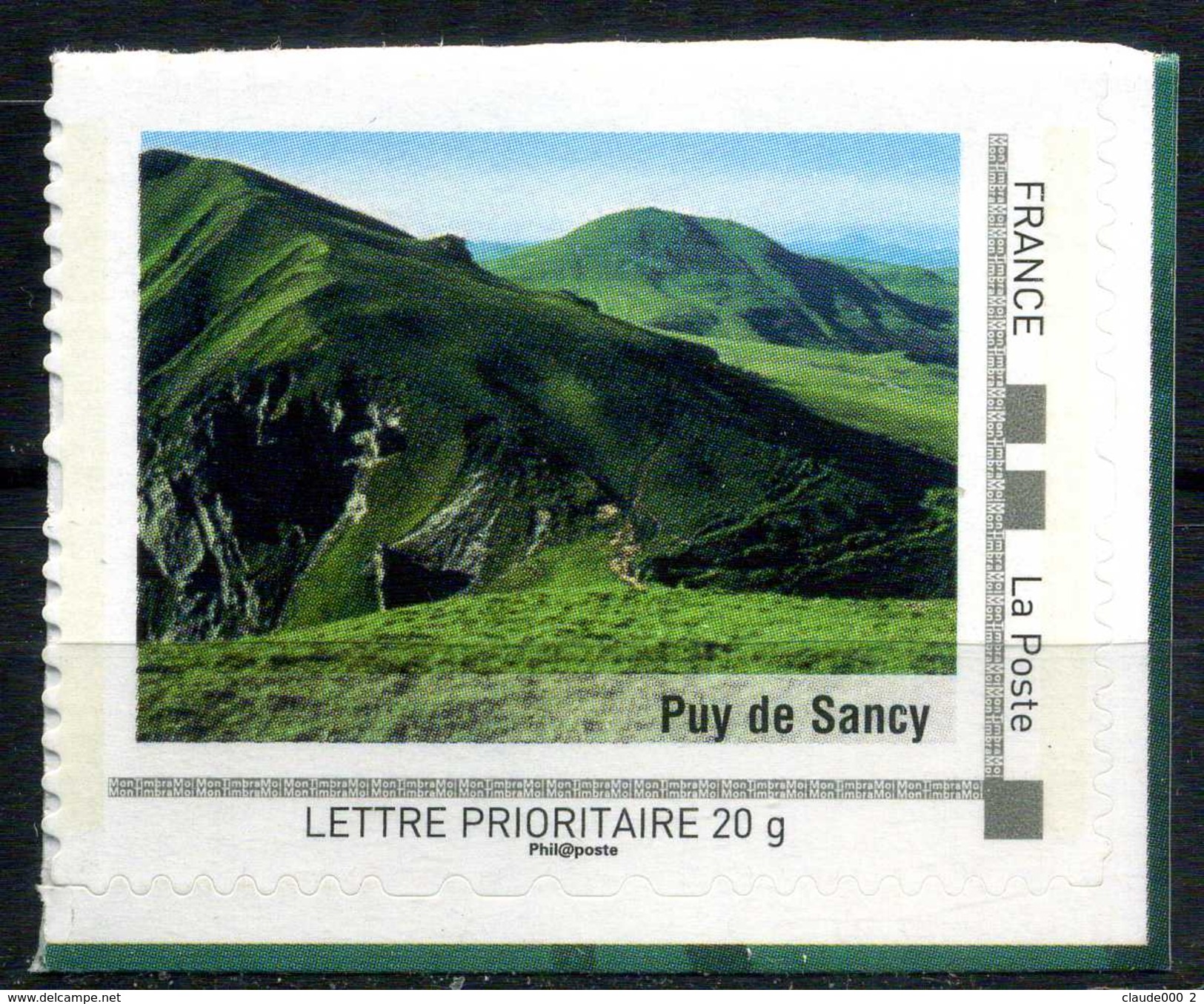 Le Puy De Sancy Adhésif Neuf ** . Collector " L ' Auvergne "  2009 - Collectors