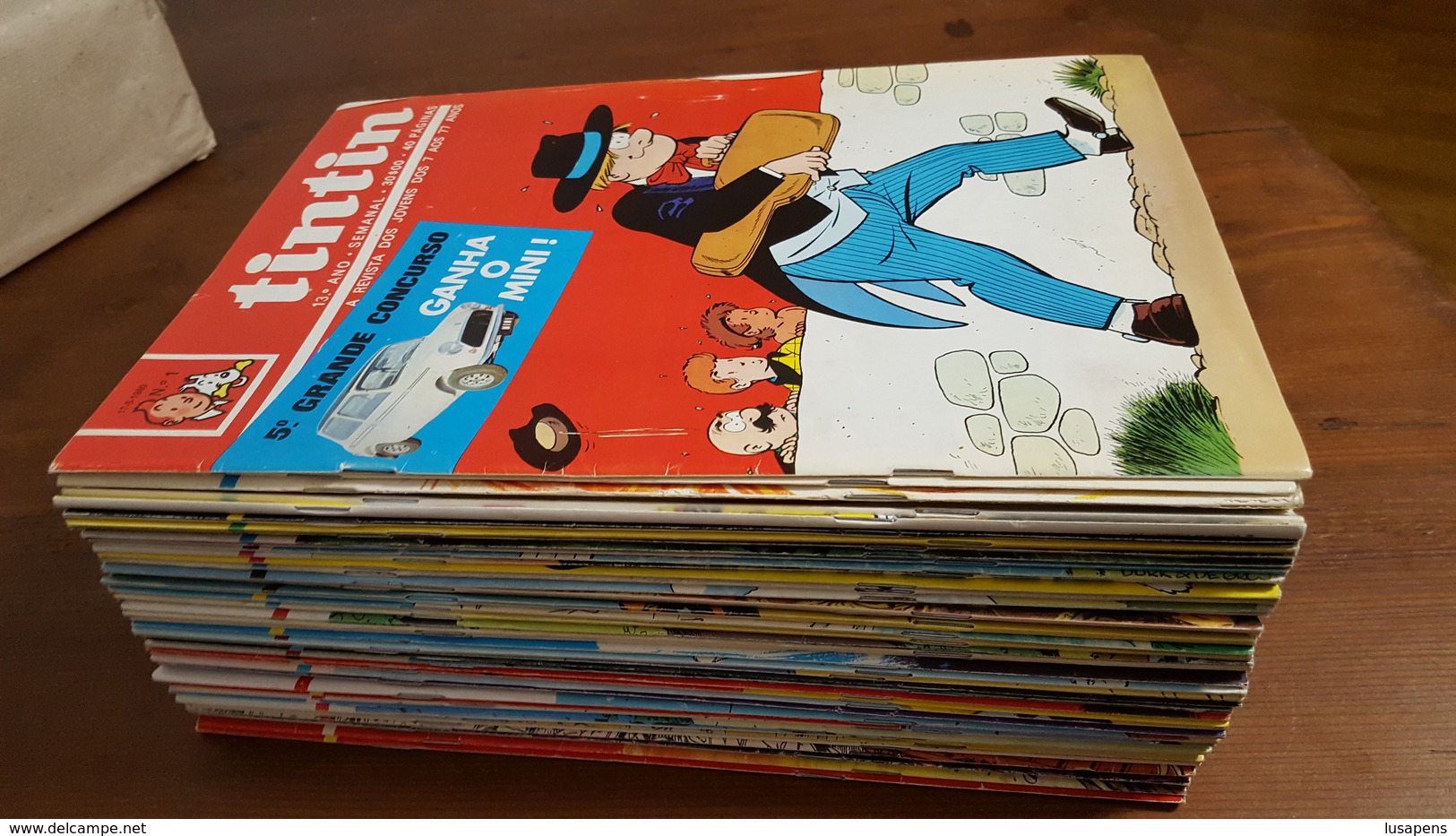 Revista Tintin Portugal 13 Ano Completo - 52 Revistas ANNÉE COMPLETE 1980/1981 - BD & Mangas (autres Langues)