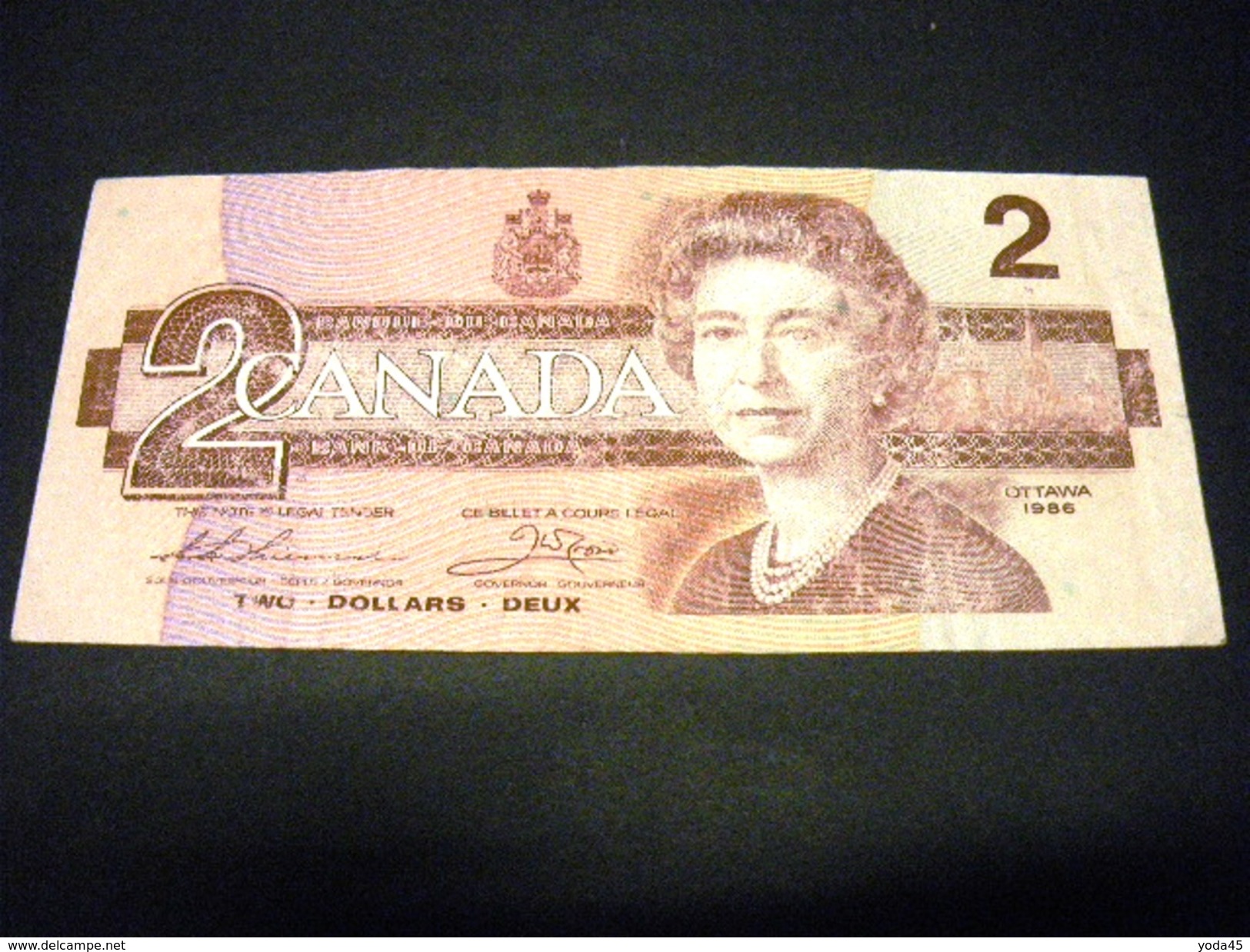 CANADA 2 Dollars 1986 , Pick N° 94 B , CANADA - Canada