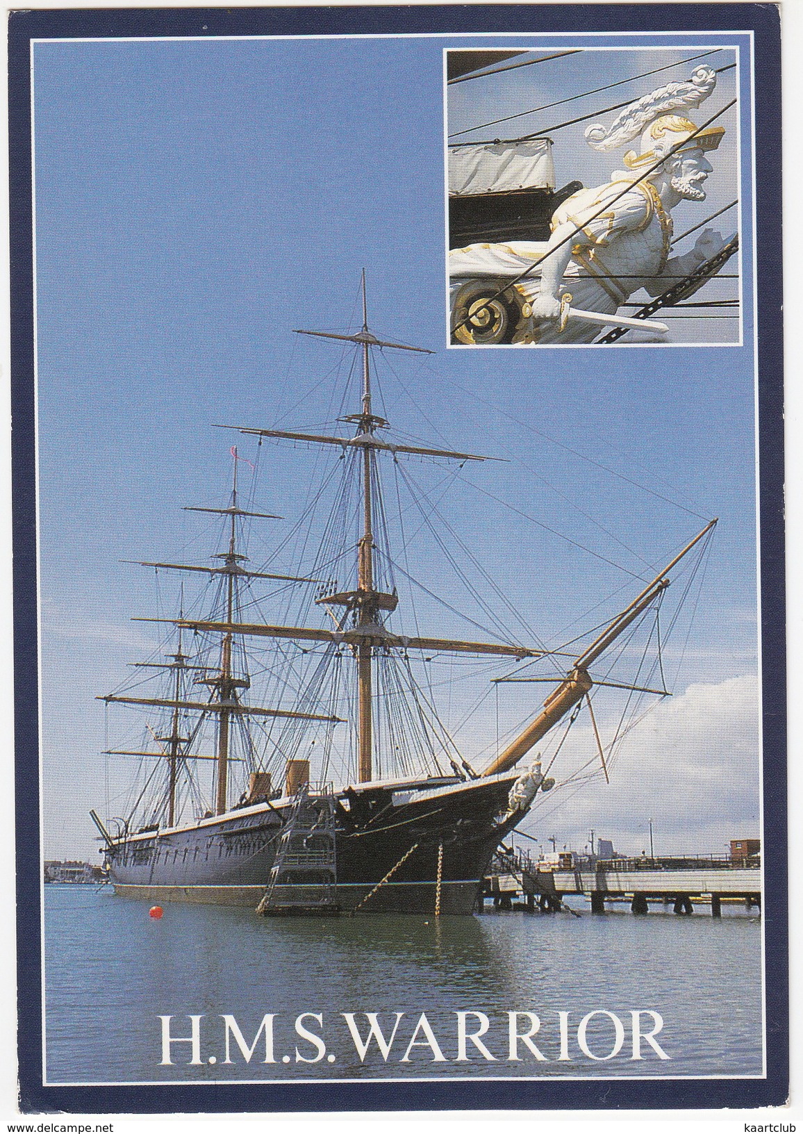 H.M.S. 'WARRIOR' - 19th Century Capital Ship (built 1860) - England - Guerra