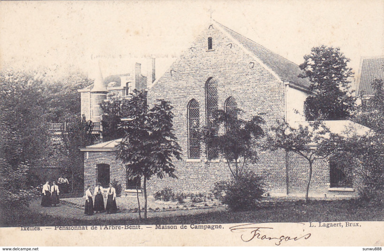 Ixelles - Pensionnat De L'Arbre-Bénit - Maison De Campagne (animée, Lagaert) - Elsene - Ixelles