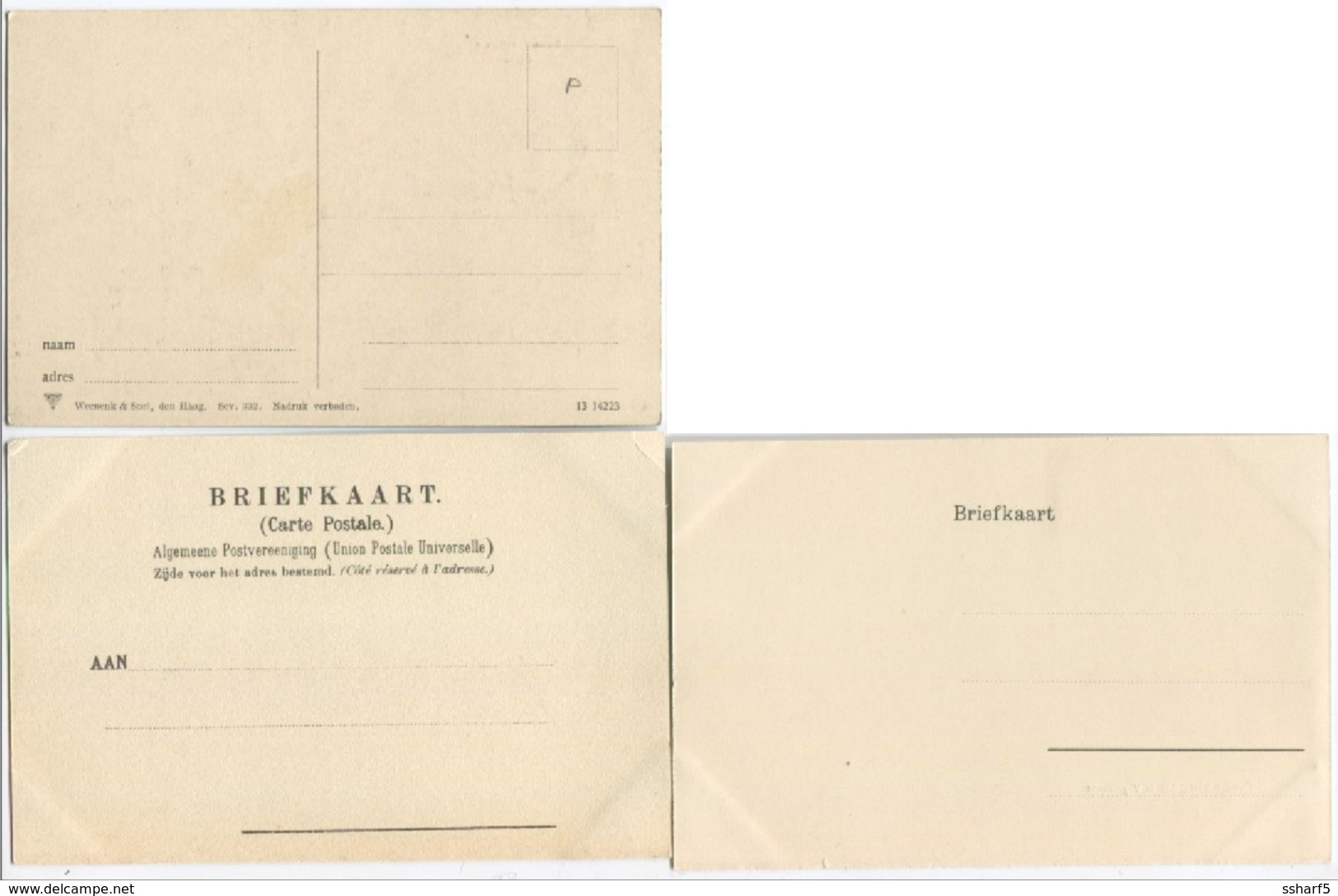 Scheveningen Wandelpier, Vogelvlucht Etc. 3 Postkaarten Mit Leben  C. 1904-08 - Scheveningen