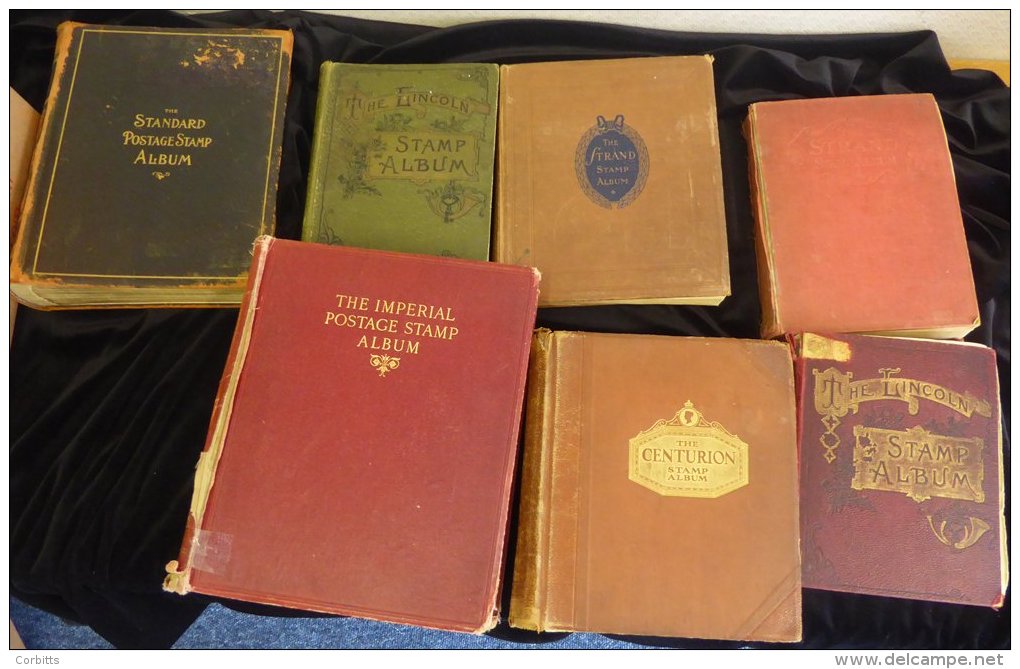 OLD TIME COLLECTIONS Various Housed In A Lincoln Album, Strand Albums (2), Centurion &amp; Imperial Albums. Viewing Reco - Altri & Non Classificati