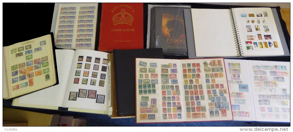 ACCUMULATION In Carton Housed In Several Stock Books Or Albums Incl. GB Collection With QV To 10s U, KGV To 10s U, 1924 - Otros & Sin Clasificación
