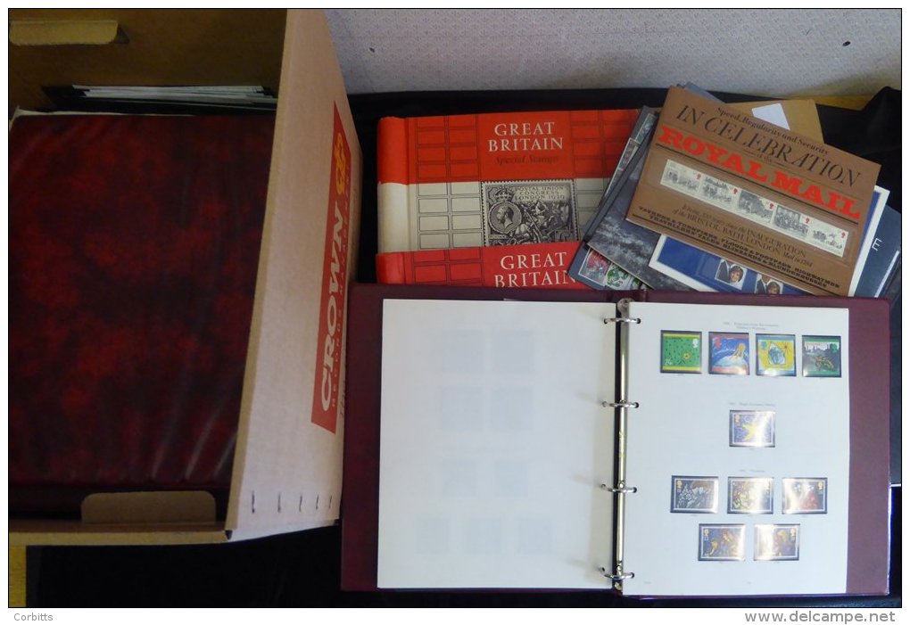 ACCUMULATION In Carton Of Mainly GB In Various Albums &amp; On Stock Cards Etc. With UM Decimals, Small British Commonwe - Otros & Sin Clasificación