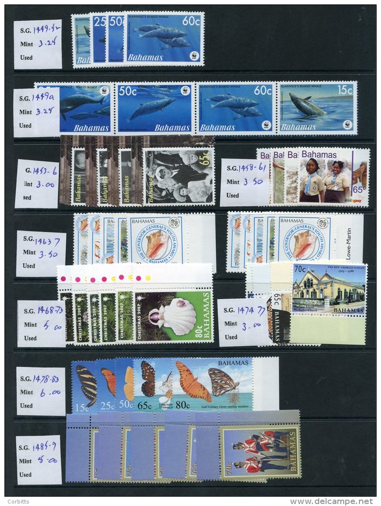 BAHAMAS Issues Up To 2015 (mainly UM Sets) &amp; A Smaller Range Of Pre-QEII M Or U Etc. With Minor Duplication, Good Th - Sonstige & Ohne Zuordnung