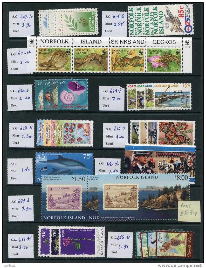 NAURU, NEW HEBRIDES, NIUE &amp; NORFOLK ISLAND Incl. A Few VFU But The Majority UM Sets, M/Sheets Etc. Retail &pound;132 - Sonstige & Ohne Zuordnung