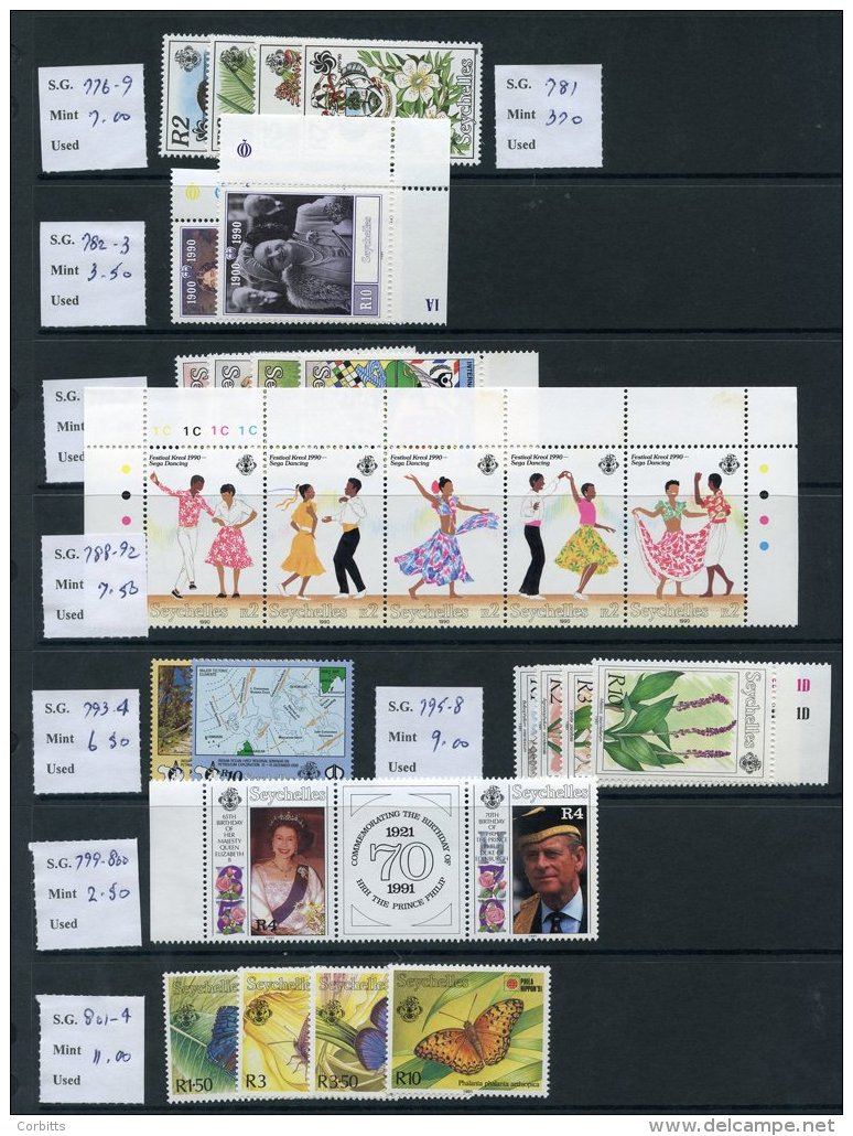 SEYCHELLES 1938-2012 Stock Of Mainly UM Sets, M/Sheets Etc. (a Few VFU), Good Thematics. Retail &pound;1188. - Sonstige & Ohne Zuordnung