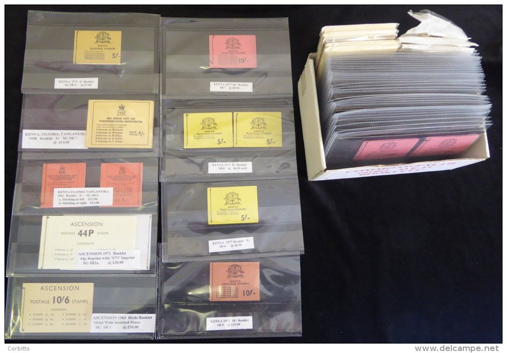 BRITISH COMMONWEALTH STAMP BOOKLETS Stock Housed In Protectors Each Being Tagged With SG Number &amp; Retail Price. Asce - Sonstige & Ohne Zuordnung