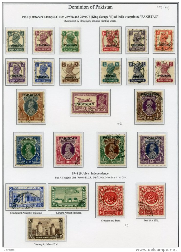 PAKISTAN 1947-51 Complete Good To FU Collection Incl. Officials, With The Odd Cover. (130 + 5 Covers) ST.Cat. &pound;950 - Sonstige & Ohne Zuordnung