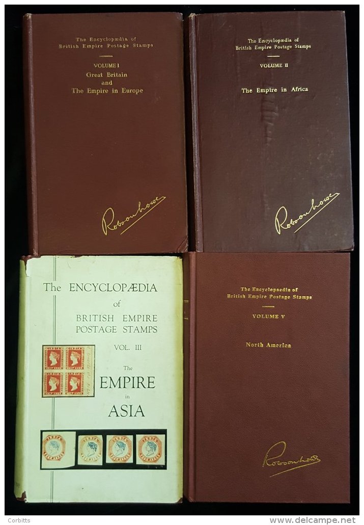 ROBSON LOWE ENCYCLOPEDIAS Vol. 1 GB &amp; Empire In Europe 2nd Edition, Vol. 2 Empire In Africa 1st Edition, Vol. 3 Empi - Sonstige & Ohne Zuordnung