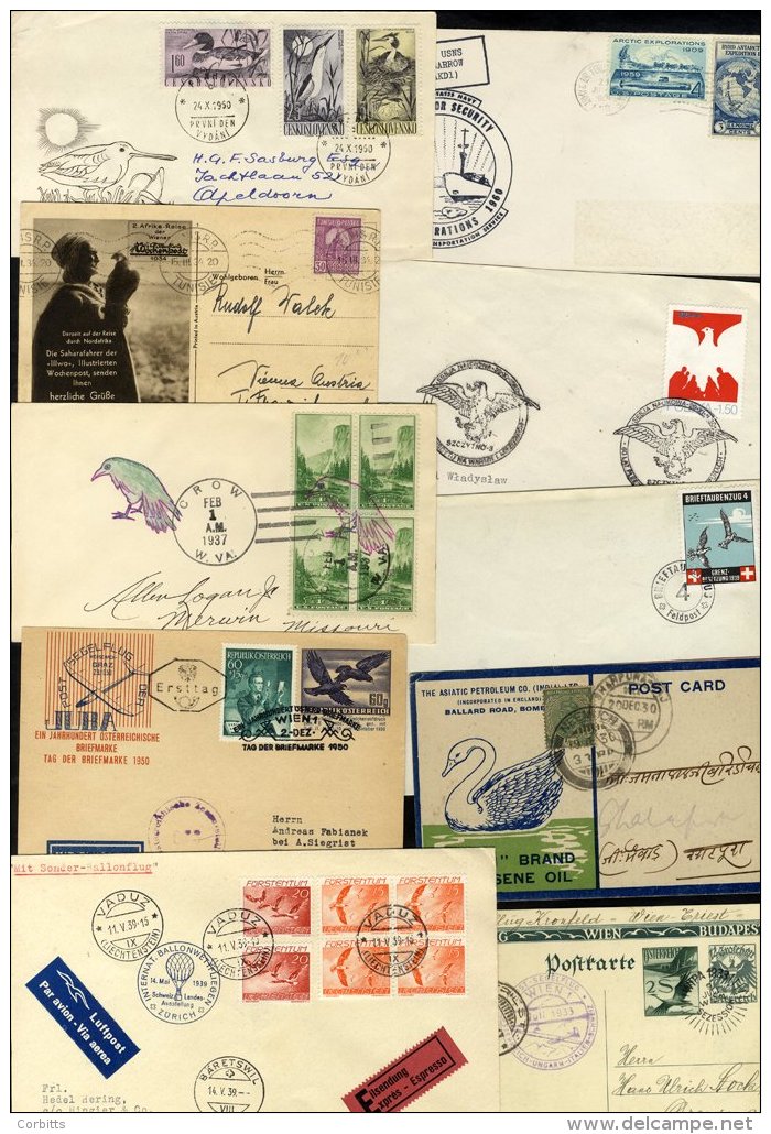 BIRDS World Covers (approx 470) Mainly Philatelic With A High Proportion Relating To Birds Thematics, Either Commemorati - Sonstige & Ohne Zuordnung
