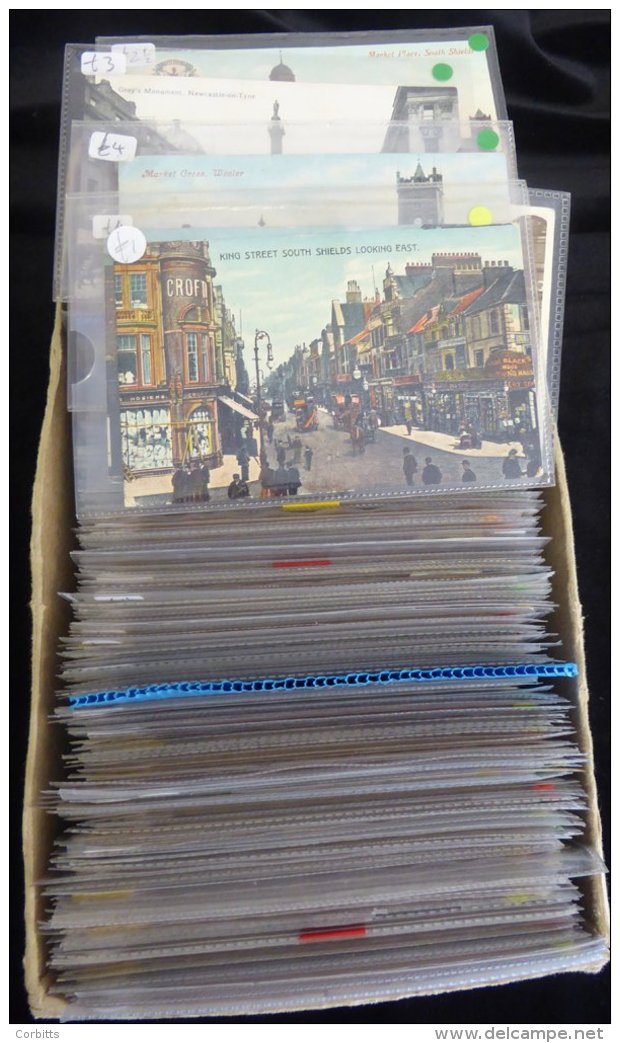 CUMBERLAND, DURHAM &amp; NORTHUMBERLAND Cards In Protectors, Priced In The &pound;1, &pound;2 Area. (450) - Ohne Zuordnung