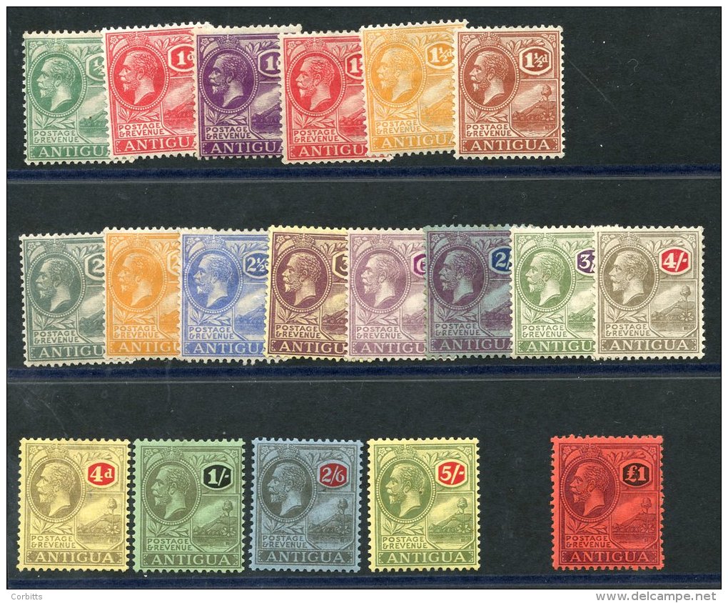 1921-29 MCCA Vals To &pound;1 M (excl. 3d &amp; 2s), From SG.55/61, Also MSCA (14) To 4s (set Excl. 2/6d &amp; 1s Vals), - Sonstige & Ohne Zuordnung