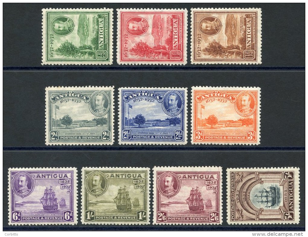 1932 Tercentenary Set Fine M, SG.81/90. Cat. &pound;225 - Sonstige & Ohne Zuordnung