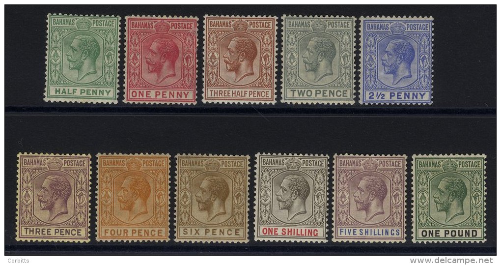 1921 MSCA Set, M (1d Perf Fault) Odd Value Toned Gum, SG.115/125. (11) Cat. &pound;225 - Sonstige & Ohne Zuordnung