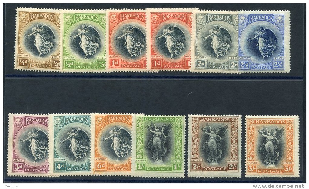 1920 Victory Set, Fine M, SG.201/212. (12) Cat. &pound;150 - Sonstige & Ohne Zuordnung