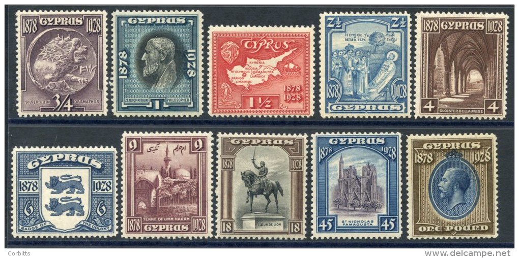 1928 50th Anniversary Set, Fine M, SG.123/132. Cat. &pound;300 - Sonstige & Ohne Zuordnung