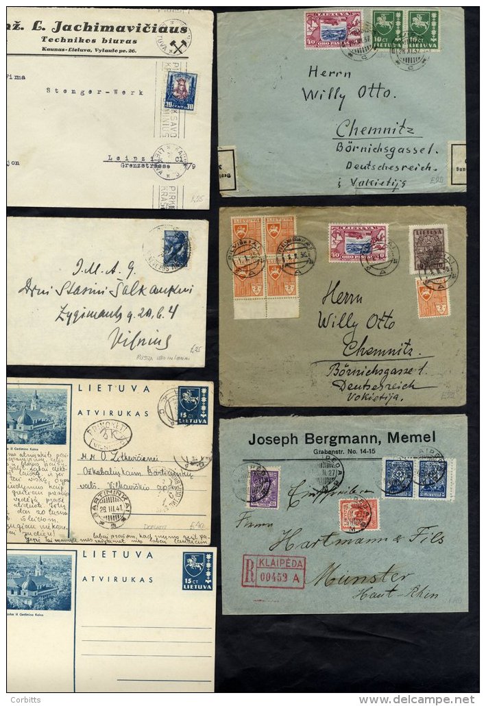 1830-1941 Selection Of Covers &amp; Cards With A Variety Of Frankings &amp; Cancels, Some Registered Incl. Postage Due H - Sonstige & Ohne Zuordnung