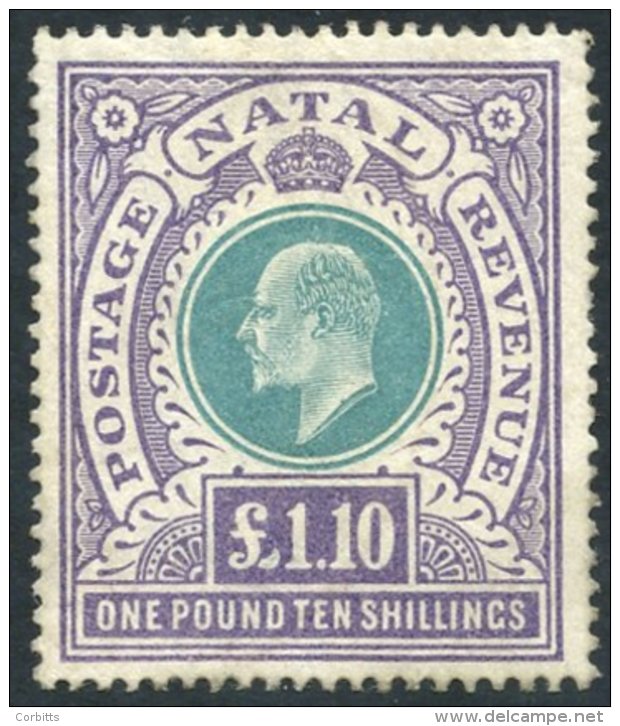 1902 CCC &pound;1.10s Green &amp; Violet M, SG.143. (1) Cat. &pound;550. - Sonstige & Ohne Zuordnung