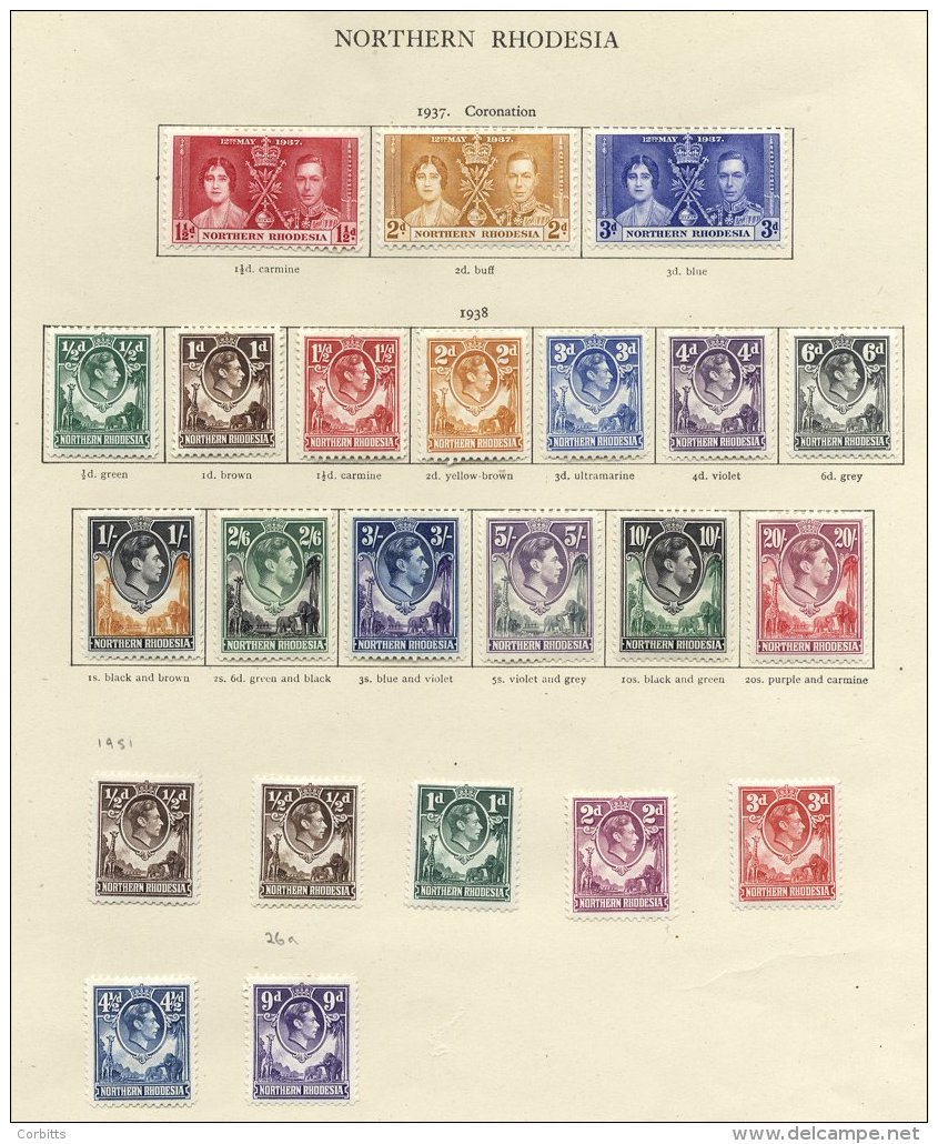 1937-49 KGVI M Collection On Printed Leaves Incl. 1938 Defins, 1948 Wedding Etc. (34) Cat. &pound;350. - Sonstige & Ohne Zuordnung