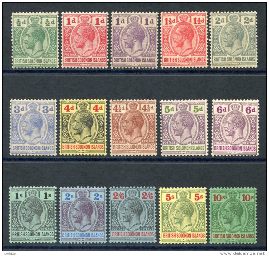 1922-31 MSCA Set M, SG.39/52. Cat. &pound;200 (15) - Sonstige & Ohne Zuordnung